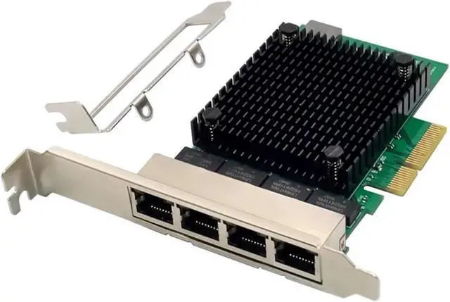 Alt view image 2 of 4 - Suitable 8125BG Chip 2.5G Netowrk Card Server Quad Gigabit Ethernet Adapter 4 Ports PCIe RJ45 LAN 10/100/1000/2500Mbps