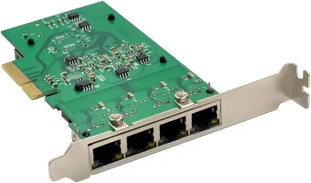 Alt view image 4 of 4 - Suitable 8125BG Chip 2.5G Netowrk Card Server Quad Gigabit Ethernet Adapter 4 Ports PCIe RJ45 LAN 10/100/1000/2500Mbps