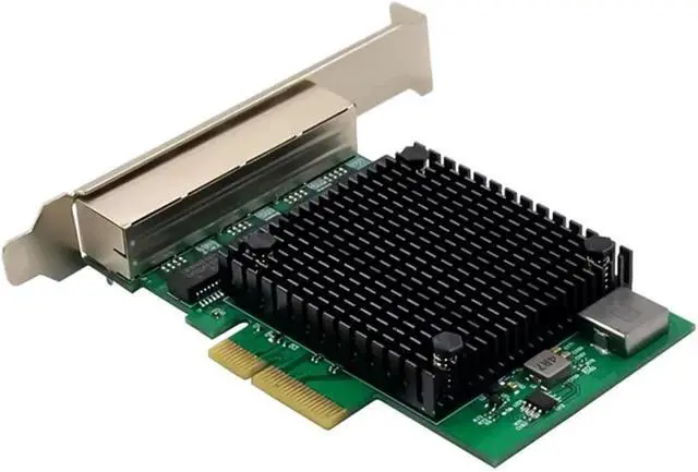 Alt view image 3 of 4 - Suitable 8125BG Chip 2.5G Netowrk Card Server Quad Gigabit Ethernet Adapter 4 Ports PCIe RJ45 LAN 10/100/1000/2500Mbps