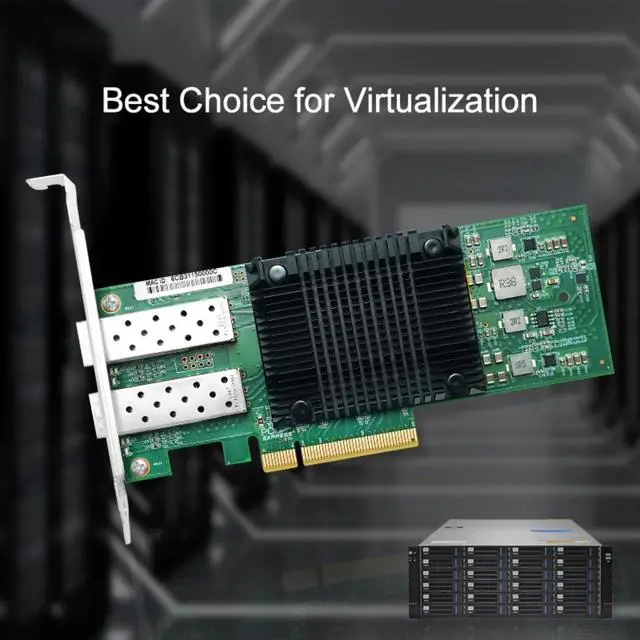 Alt view image 4 of 4 - PCIe x8 Dual-Port 25G SFP28 Ethernet Network Adapter (1ntel E810)