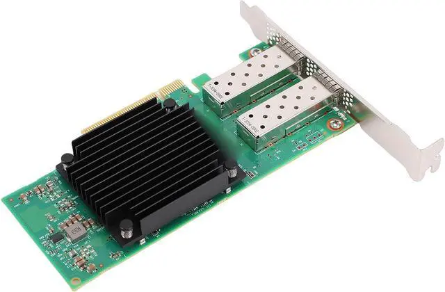 Alt view image 7 of 7 - Sanpyl PCI Express 3.0 X8 Network Card, 2 * 25G SFP28 Ports | for 5 EN Chip | 1G/10G/25Gbps | PCIe Power | 2 Port Ethernet Network Card