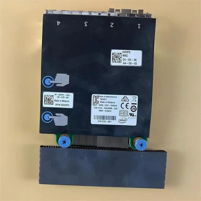 Alt view image 4 of 6 - 4 Port Network Card 6VDPG 06VDPG for X710 + I350 10GB SFP 1GB 2 Electrical Port Dual Optical Port