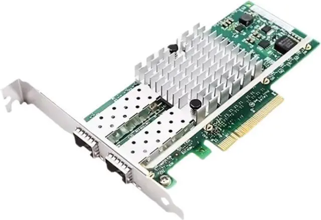 Main image of X520-DA2 10GB SPF+ 2 Ports 82599ES Chip 10 Gigabit Dual-Port Fiber Optic Network Card XYT17 for Server Workstation PC