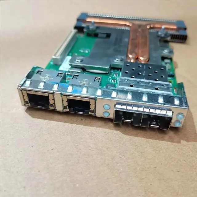 Alt view image 5 of 6 - 4 Port Network Card 6VDPG 06VDPG for X710 + I350 10GB SFP 1GB 2 Electrical Port Dual Optical Port