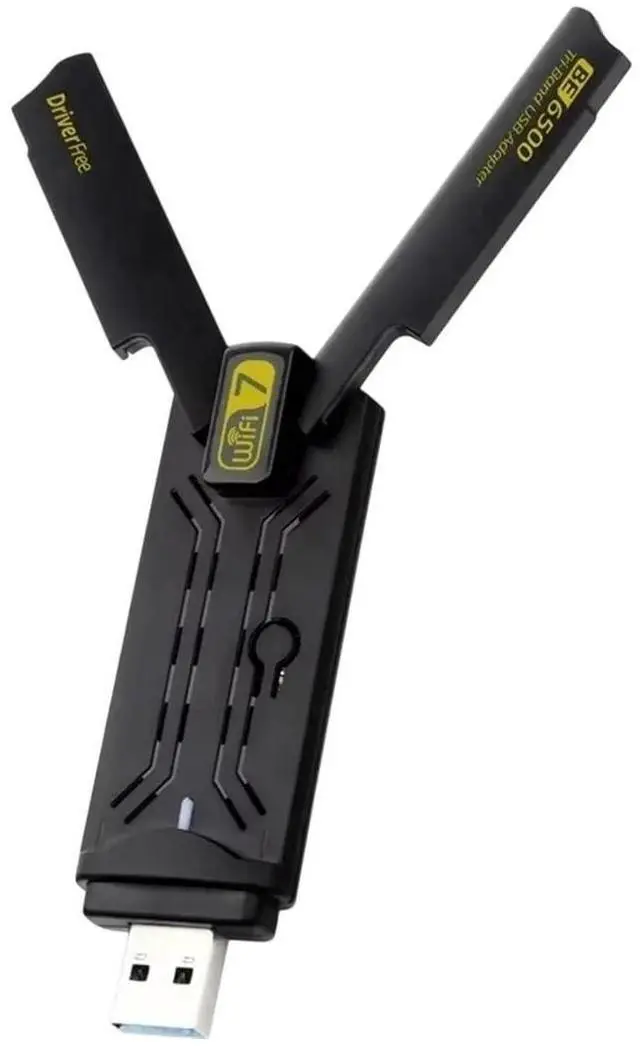 Main image of VViFi 7-VViFi 7 USpB Adaptier BE6500 2.4G/5G/6GHz Tri-Band USpB3.0 Wirreless Network Card 6500Mbps 802.11BE for Win10/11 PC New 2026 High for Reliable Component, Precision, Stable Performance