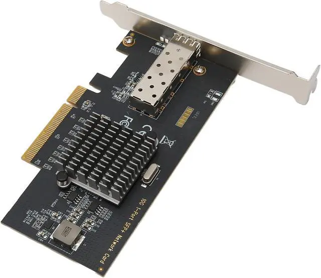 Alt view image 6 of 7 - 10Gb PCIE NIC Network Card, Single SFP Port, 82599EN Controller, PCI Express Ethernet LAN Adapter, Compatible with Multiple OS, High Transfer Rate for Stable Network Connect