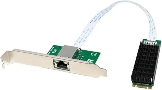 Alt view image 6 of 6 - Green, 500377271,M.2 B+M AQC107 10G Network Card,