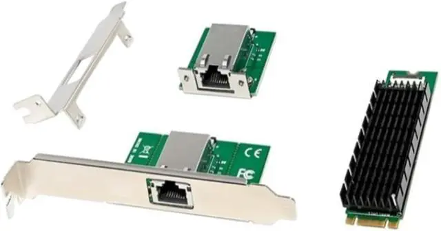 Alt view image 2 of 6 - Green, 500377271,M.2 B+M AQC107 10G Network Card,