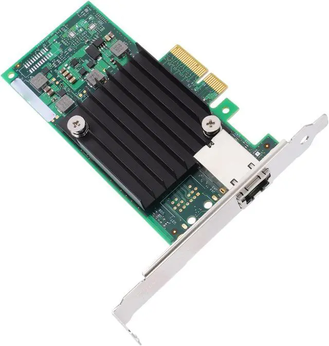 Alt view image 7 of 7 - Zunate 10Gb PCIe Network Card with RJ45 Port, PCIe 3.0 x4 PCI Express Ethernet Adapter, T1 Controller, SR IOV, PXE