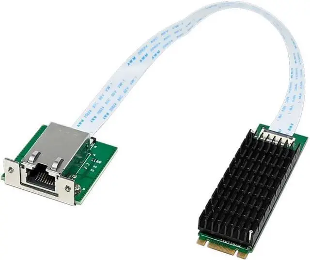 Main image of M.2 B+M AQC107 10G Network Card, Green, 500377271