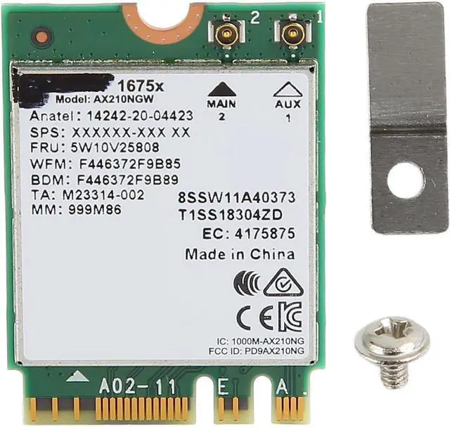 Main image of Wireless Card, Supports Wi Fi 6e Three Frequencies, PCB Circuitry Module Board for Windows 10 11, Linux, Chrome OS