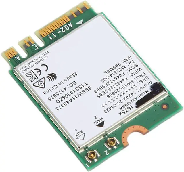 Alt view image 6 of 7 - Wireless Card, Supports Wi Fi 6e Three Frequencies, PCB Circuitry Module Board for Windows 10 11, Linux, Chrome OS