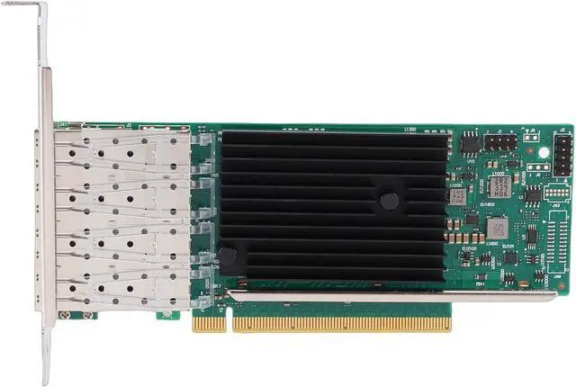 Alt view image 3 of 7 - SUNGOOYUE 25G Ethernet Network Card, 4 SFP28 Ports PCIe x16 with Low Profile Bracket, Support for 10 11 Server VMware
