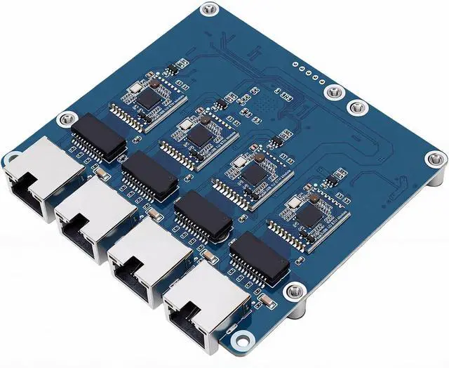 Alt view image 3 of 7 - Fabater PCIe to Gigabit ETH Board with Plug and Play Capability for RasPi 5 High Compatibility Efficient Networking Device