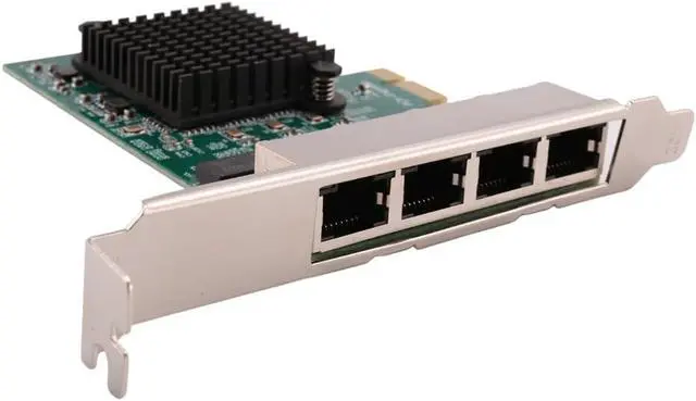 Alt view image 6 of 7 - 3X Network Cards Network/LAN Adapter PCI-E Network Card Realtek RJ45 Internet Ethernet Gigabit 4 Port Network Card