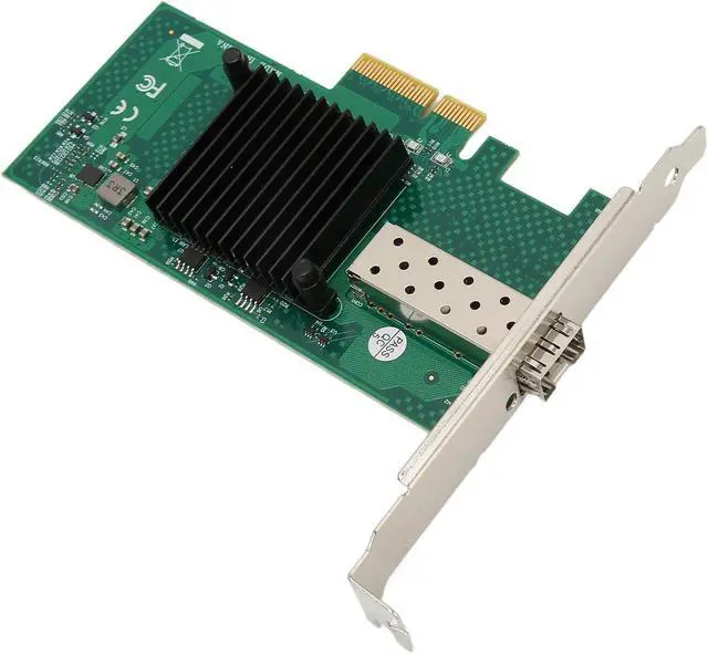 Alt view image 7 of 7 - 10000Mbps PCIe Network Card with 82599EN Chip, Gigabit Ethernet Server Adapter, PCI Express X4 Interface, SFP LC Optical Connectivity, Supports Multiple OS for Stable Long Distan