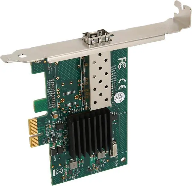 Alt view image 5 of 7 - PCIe X1 Single SFP Port Network Card, 1000Mbps LC Port, PCI Express Ethernet LAN Adapter, Supports Freebsd, VMWare ESXi, 7/8/10, Server 2008/2012/2016, with