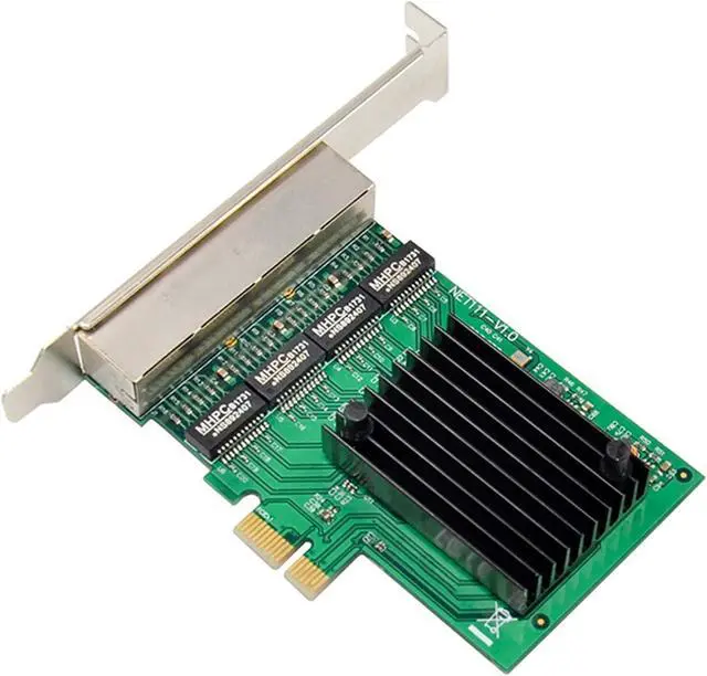 Alt view image 2 of 5 - 3X Pci-E X1 Gigabit Network Card Pci-Express 4 Port Ethernet Network Card Rtl8111F Ethernet LAN Card