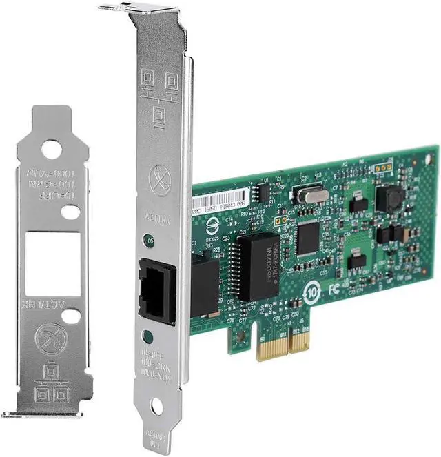Alt view image 5 of 7 - 10 100 1000Mbps Gigabit Ethernet,PCI e Network Adapter (NIC) with 82574L Chip, NIC LED Indicator, for Win98se Me NT 2000 Win7