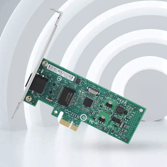 Alt view image 6 of 7 - 10 100 1000Mbps Gigabit Ethernet,PCI e Network Adapter (NIC) with 82574L Chip, NIC LED Indicator, for Win98se Me NT 2000 Win7