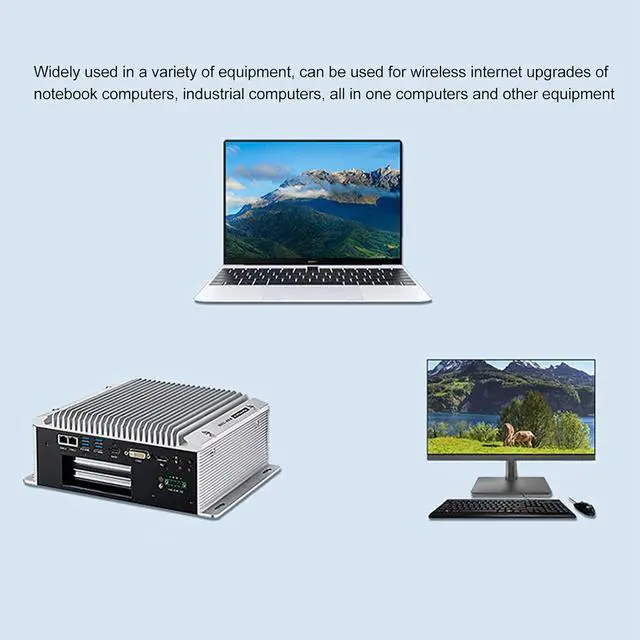 Alt view image 5 of 7 - WiFi Card, BT 5.2 Versi Stable Transmissi AX210 Chip Triple Band Beacon Wireless Internet Card, OFDMA Technology Multi Directional Transmissi for Win 11 for Win11
