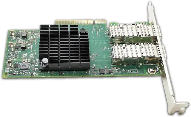 Alt view image 3 of 5 - 10G/25Gb Ethernet Network Card PCIE 3.0 X8 with CX4121A MCX4121A-ACAT ConnectX-4 LX 25GBE NIC Dual SFP28 Port LAN Card