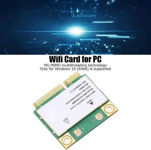 Alt view image 3 of 7 - Wireless Net Card, Support 2.4G/5G Dual Band, 574Mbps Transmissi Speed,Multi Threading Technology, High Efficiency Transmissi for Notebooks, Small Mainframes, All in One Machines