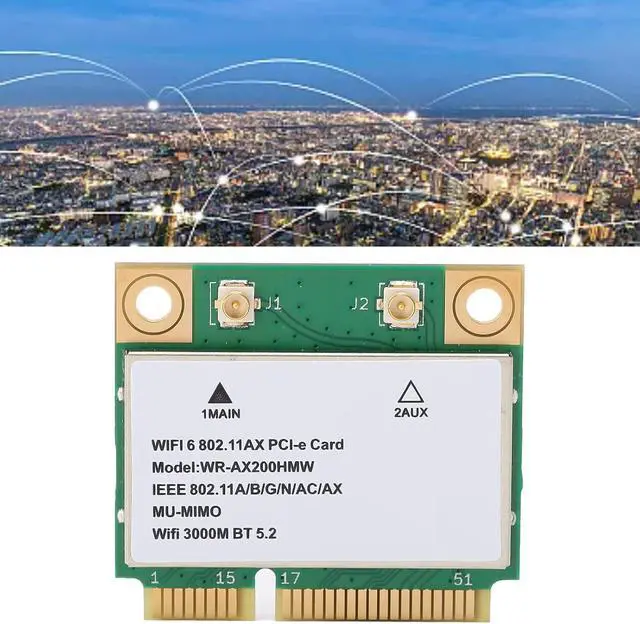 Alt view image 4 of 7 - Wireless Net Card, Support 2.4G/5G Dual Band, 574Mbps Transmissi Speed,Multi Threading Technology, High Efficiency Transmissi for Notebooks, Small Mainframes, All in One Machines