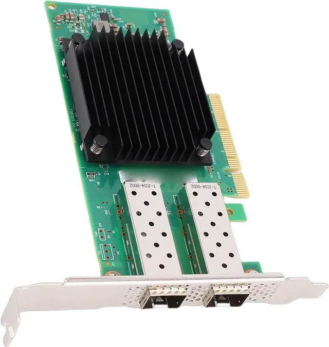 Alt view image 6 of 7 - PCI Express 3.0 X8 Network Card 2X 25G SFP28 Ports 2 Port Ethernet Network Card with ConnectX 5 EN Chip Set