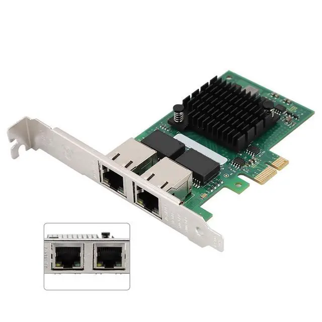 Alt view image 6 of 7 - HighPerformance I350AM2 Dual Port Gigabit Card, Plug and Play PCI Express Interface, Suitable for Engineers