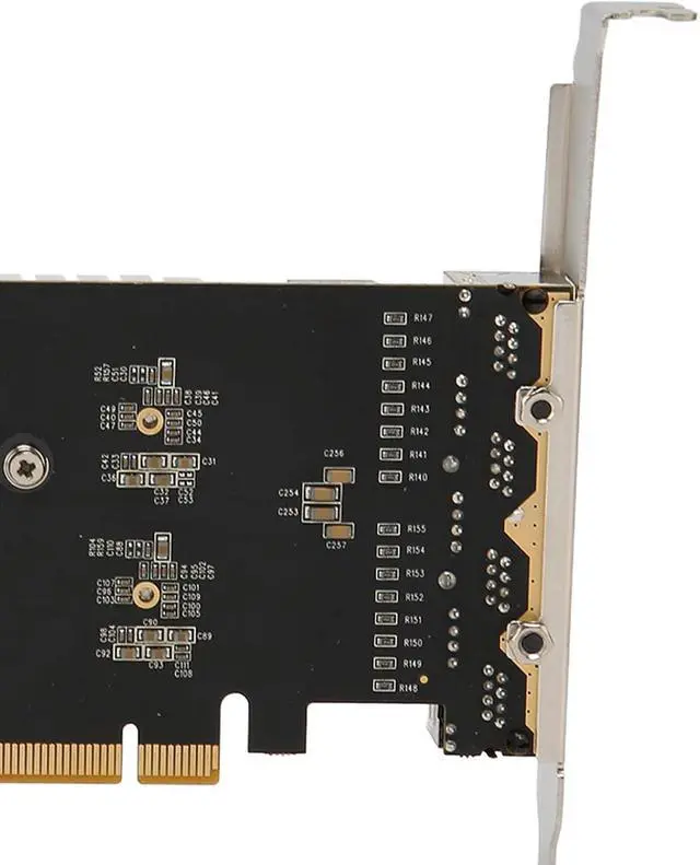 Alt view image 3 of 7 - Quad Port 2.5G Base T PCIe Network Adapter, PCI Express X4 Gigabit Ethernet Card, Easy Installation, Compatible with, Supports 10/100/1000M/2.5Gbps Speeds