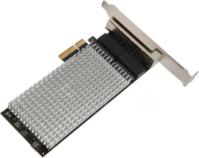 Alt view image 7 of 7 - Quad Port 2.5G Base T PCIe Network Adapter, PCI Express X4 Gigabit Ethernet Card, Easy Installation, Compatible with, Supports 10/100/1000M/2.5Gbps Speeds