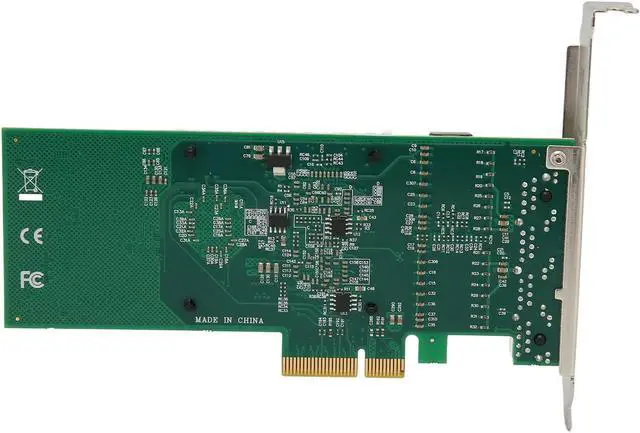 Alt view image 4 of 7 - Gigabit PCIe Network Card, 10/100/1000Mbps Speeds, PCI Express X4 Interface, I350 T4 Controller, RJ45 Ethernet LAN Adapter, Wide OS Compatibility, Easy Installation