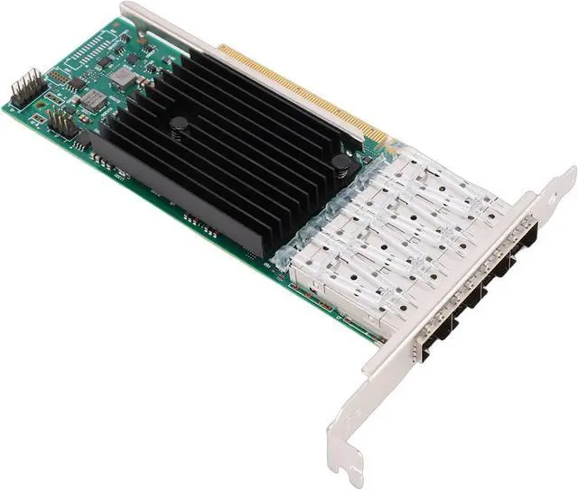 Alt view image 7 of 7 - SUNGOOYUE 25G Ethernet Network Card, 4 SFP28 Ports PCIe x16 with Low Profile Bracket, Support for 10 11 Server VMware