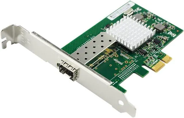 Alt view image 5 of 6 - Gigabit Ethernet Converged Network Adapter 82576 Chip, PCI-Ex1 Single Port Fiber Optic NA82576-1SFP