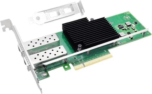 Alt view image 2 of 3 - 10Gb PCI-E Network Card X710DA2BLK Dual SFP+ Port Ethernet LAN Adapter Server X710-DA2 PCIE x8,x16 for Windows/VMware