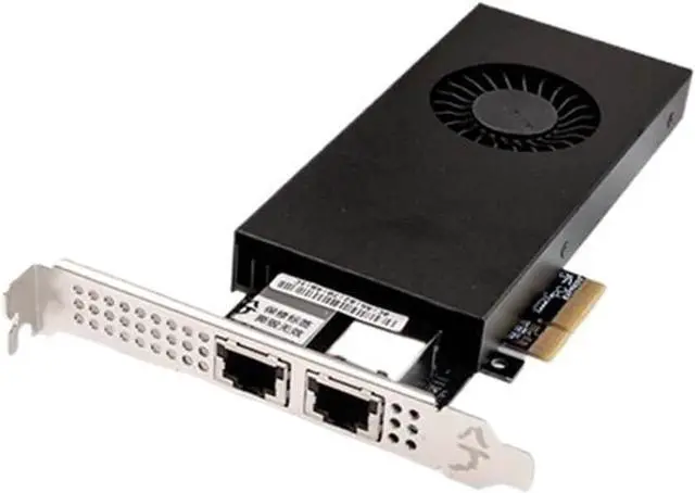 Main image of 10G Dual RJ45 Port Dual M.2 Mixed Type Network Card PCIE3.0 * 4 Port Automatic Channel Allocation Support NAS