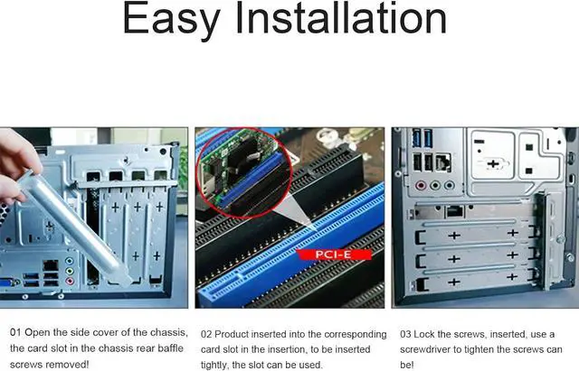 Alt view image 4 of 7 - 100G Single Port Ethernet Network Adapter Card, Stable Ethernet Network Card