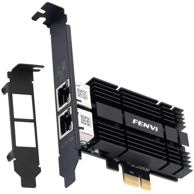 Main image of 2.5Gbps PCI-E to RJ45 Network Card Dual Ports for IntteI I226 1000/2500M PCI WLAN Adaptier for Desktop Winndows 10/11