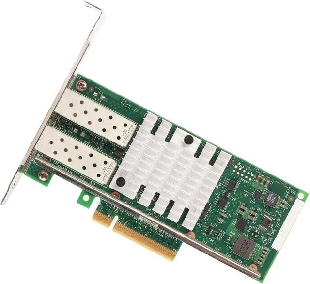 Alt view image 3 of 7 - 10Gbps Server A with 2 Ports - PCI Expr X8 Plug and Play Card for Stable Desktop