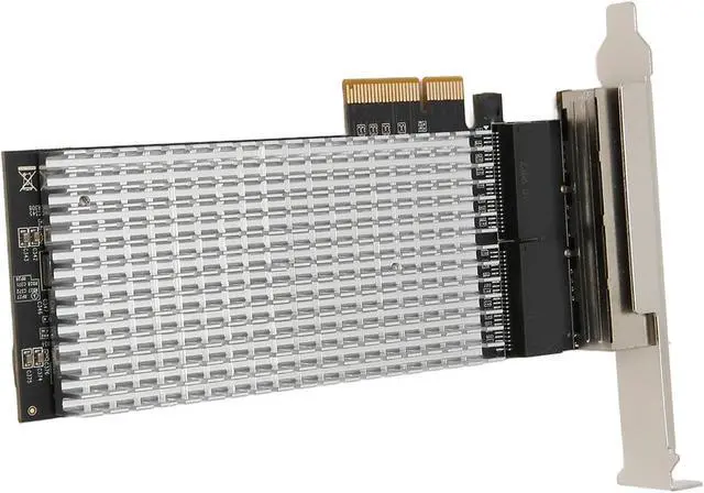 Alt view image 2 of 7 - Quad Port 2.5G Base T PCIe Network Adapter, PCI Express X4 Gigabit Ethernet Card, Easy Installation, Compatible with, Supports 10/100/1000M/2.5Gbps Speeds