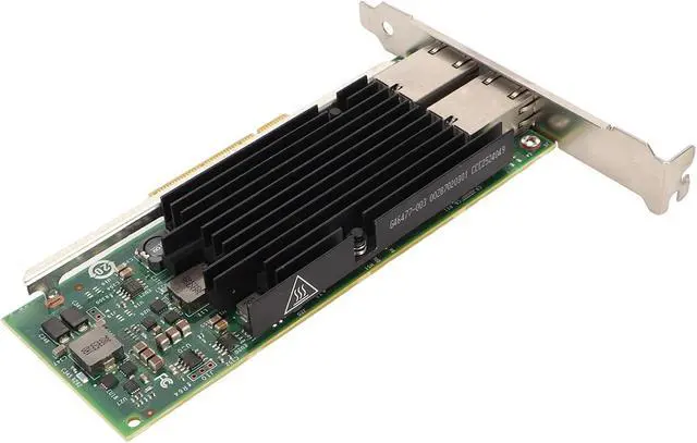 Alt view image 3 of 7 - PCIe Network Card Dual Port RJ45 10 NIC PCIe X8 716589 002 PCIe Network Adapter Gigabit Ethernet Card