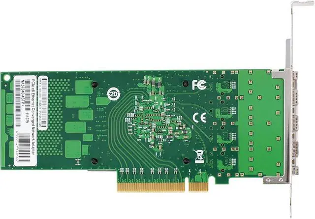 Alt view image 3 of 5 - Pcle X8 BCM57840 4 Port Server Network Card 10G SFP+ Fiber Network Card PCI-Express Ethernet Network Card