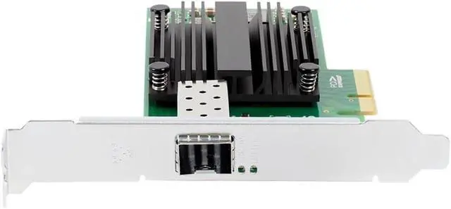Alt view image 6 of 6 - 82599-1SFP/X520-DA1/E10G41BTDA PCIE2.0 X4 10G NIC Single Port Fiber Optic Server Network Card 82599EN Chip, Fine Workmanship, Green, 500702979
