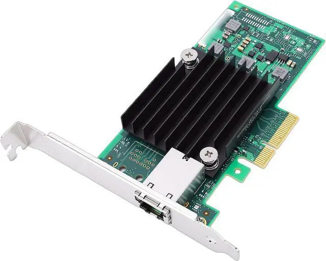 Main image of 10GB PCIe Network Card, Professional PCI Express 3.0 X4 Ethernet Adapter 550-T1 with RJ45 Port Support for Window Server/Window/VMware
