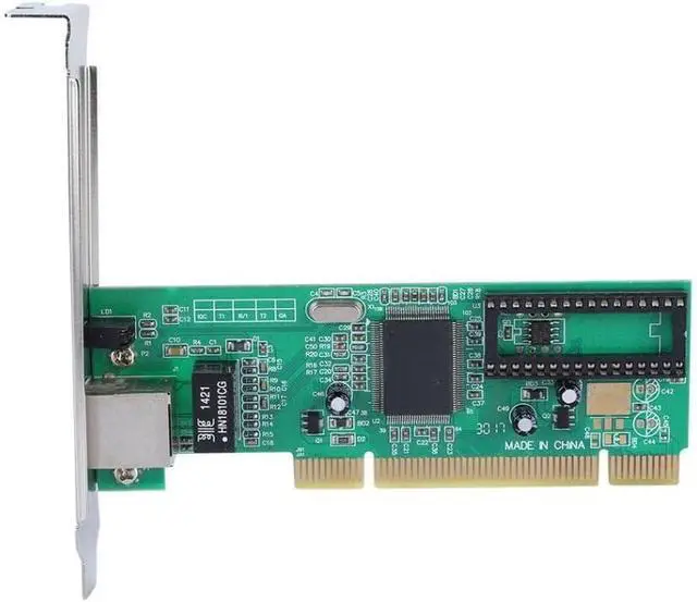 Alt view image 5 of 5 - Gigabit Ethernet Adapter Card PCI-E Network 10/100/1000Mbps LAN Converter Controller Module