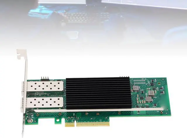 Alt view image 2 of 7 - PCI E 4.0 Network Card 25GbE 2 Port E810 XXVAM2 Chip Support RDMA Ethernet Network Adapter