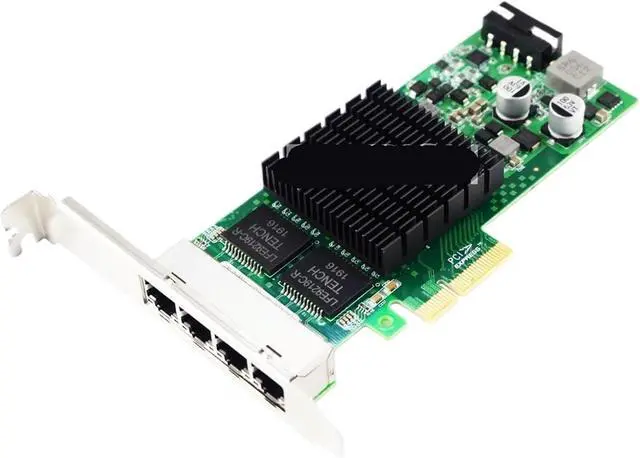 Main image of NA350-T4POE PCI-Ex4 4-Port Gigabit Ethernet Server Adapter Network Card I350AM4 chip