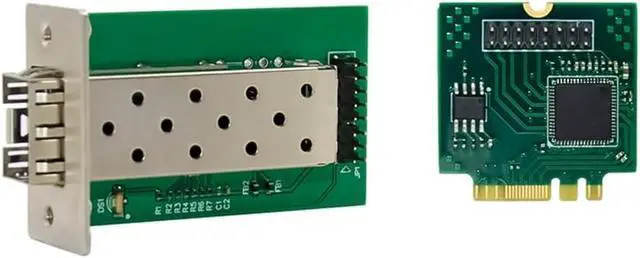 Alt view image 2 of 3 - M.2 A E Key Single Fiber Port Network Card, Gigabit Ethernet 10/100/1000Mbps NIC I210AS