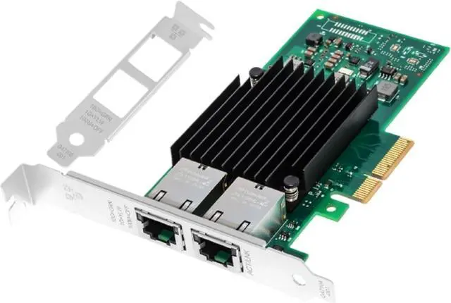 Main image of 10gb PCIE x4/x8/x16 Ethernet Network Adapter for X550T2 Copper Dual RJ45 Port LAN Card NIC 10GBase-T X550AT Server